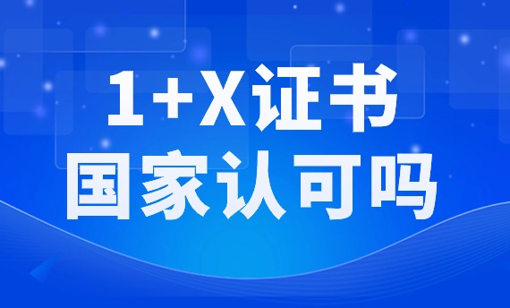 1+X证书国家认可吗？